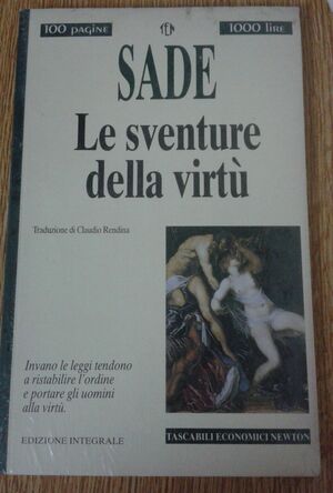 Le sventure della virtù by Marquis de Sade