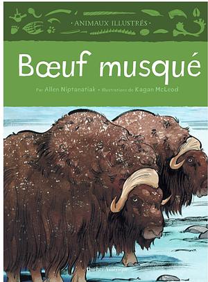 Animaux Illustrés: Bœuf Musqué  by Allen Niptanatiak