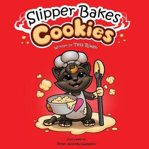Slipper Bakes Cookies by Tess Rixen