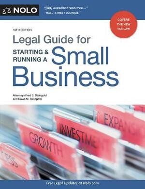 Legal Guide for Starting & Running a Small Business by David Steingold, Fred S. Steingold