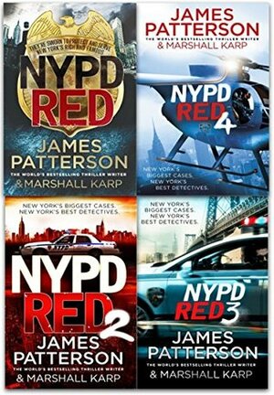 James Patterson NYPD Red Collection 4 Books Set (Book 1-4) by Marshall Karp, James Patterson