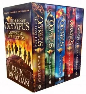 Heroes of Olympus Collection Rick Riordan 5 Books Box Set The Blood of Olympus by Rick Riordan