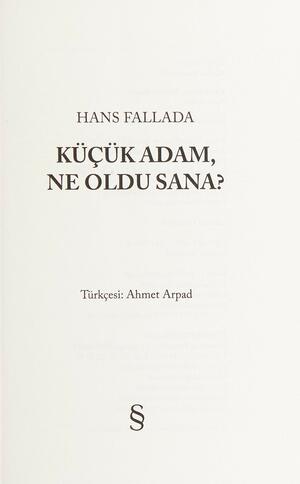 Küçük Adam Ne Oldu Sana? by Hans Fallada