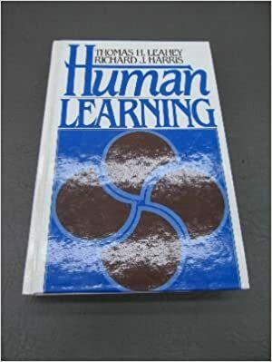 Human Learning by Richard Jackson Harris, Thomas Hardy Leahey