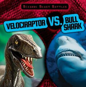 Velociraptor vs. Bull Shark by Caitie McAneney