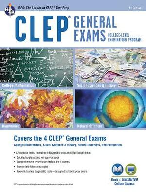 Clep(r) General Exams Book + Online, 9th Ed. by Scott Dittloff, Laurie Callihan, Stu Schwartz