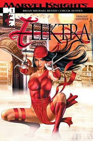 Elektra #1 by Tom Fleming, Chuck Austen, Brian Michael Bendis, Carlos Meglia, Mike Mayhew, Brian Stelfreeze, Bill Sienkiewicz, Steven Cummings, Robert Rodi, Jon Proctor, Joe Bennett, Carlo Pagulayan, Rodolfo Migliari, Sean Chen, Will Conrad, Greg Horn, Greg Rucka