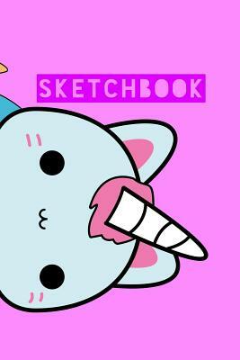Sketchbook: Unicorn Cat Cute Kawaii Pink Design by Frasier Cheng-Binns
