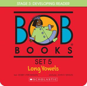 Bob Books - Long Vowels Box Set | Phonics, Ages 4 and up, Kindergarten, First Grade by John R. Maslen, Bobby Lynn Maslen