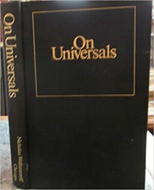 On Universals: An Essay in Ontology by Nicholas Wolterstorff