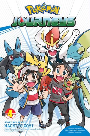 Pokémon Journeys, Vol. 4 by Machito Gomi