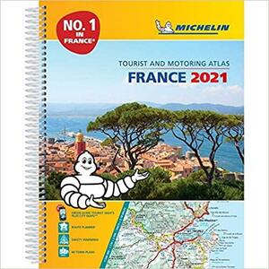 France 2021 -A4 Tourist &amp; Motoring Atlas: Tourist &amp; Motoring Atlas A4 spiral by Michelin