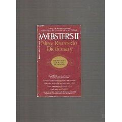 Webster's II New Riverside Dictionary by Ronald L McDonald, Brenda Jackson, American Heritage Dictionary