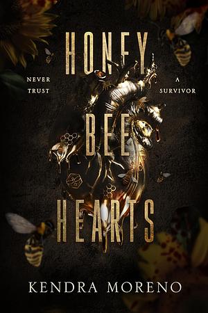 Honey Bee Hearts by Kendra Moreno