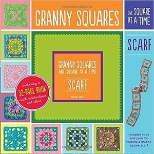 Granny Squares, One Square at a Time / Scarf Kit by Margaret Hubert