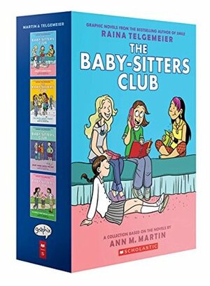The Baby-Sitters Club Graphix #1-4 Box Set: Full-Color Edition by Raina Telgemeier, Ann M. Martin