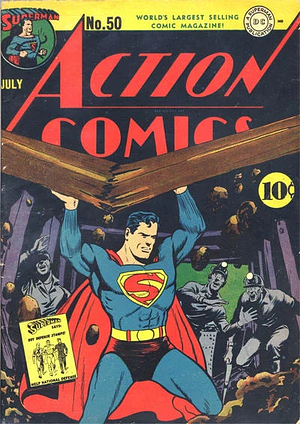 Action Comics #50 by Henry Boltinoff, Joe Samachson, Gardner Fox, Eric Carter, Ken Fitch, Ray McGill, Jerry Siegel
