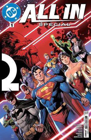 DC All In Special #1 by Dan Mora, Joshua Williamson, Scott Snyder, Alejandro Sánchez, Daniel Sampere, Tamra Bonvillain