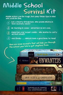 Middle School Survival Kit: Free eSampler by Patricia MacLachlan, Avi, E.J. Patten, Lisa McMann, Jo Nesbø, William Joyce