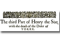 Henry VI Part III by William Shakespeare