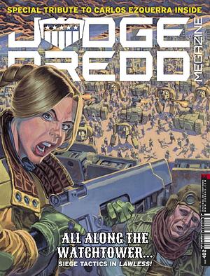 Judge Dredd Megazine 402 by Aleš Kot, John Reppion, Dan Abnett, David Hine, Alan Grant, John Wagner, Leah Moore, T.C. Eglington