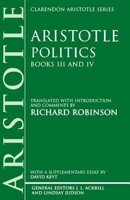Politics: Books III and IV by Aristotle