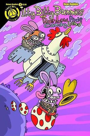 Itty Bitty Bunnies in Rainbow Pixie CandyLand: Cock Fight! by Dean Rankine