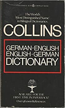 Collins German Dict by Judith Collins