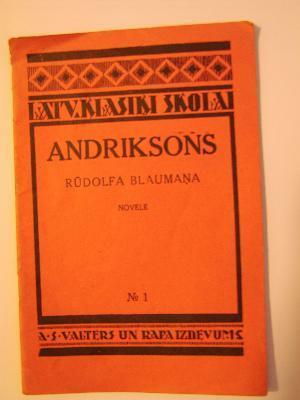 Andriksons by Rūdolfs Blaumanis