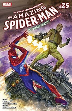 Amazing Spider-Man (2015-2018) #25 by Cale Atkinson, Dan Slott, Christos Gage, Ray-Anthony Height, Johanna Ford, Jacob Chabot, Stuart Immonen, Alex Ross, Hannah Blumenreich, Giuseppe Camuncoli, Todd Nauck, James Asmus