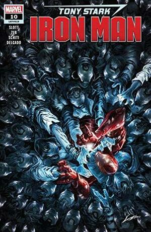 Tony Stark: Iron Man #10 by Alexander Lozano, Valerio Schiti, Dan Slott