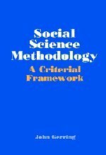 Social Science Methodology: A Criterial Framework by John Gerring