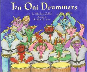 Ten Oni Drummers by Matthew Gollub