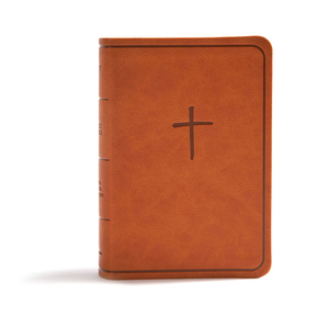 CSB On-The-Go Bible, Ginger Leathertouch by Csb Bibles by Holman