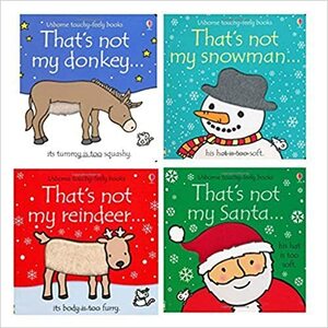 Thats not my Touchy-Feely Board Books Christmas Collection 4 Books Set by Fiona Watt