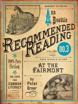 At the Fairmont (Electric Literature's Recommended Reading) by Peter Orner