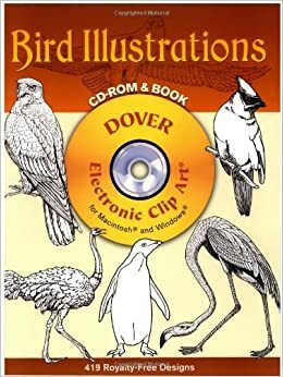 Bird Illustrations CD-ROM and Book by Dover Publications Inc.