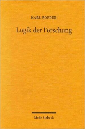 Logik der Forschung by Karl Popper