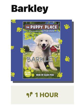 Barkley (the Puppy Place #66) by Ellen Miles