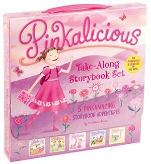 The Pinkalicious Take-Along Storybook Set: Tickled Pink, Pinkalicious and the Pink Drink, Flower Girl, Crazy Hair Day, Pinkalicious and the New Teache by Victoria Kann