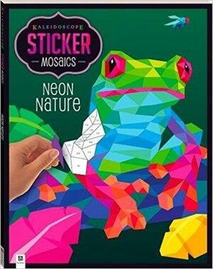 Kaleidoscope Sticker Mosaics: Neon Nature by Hinkler Books