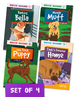 Doggie Daycare Set 2 (Set of 4) by Carol Kim