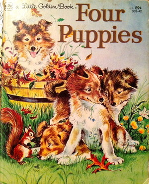 Four Puppies (Little Golden Book) by Lilian Obligado, Anne Heathers