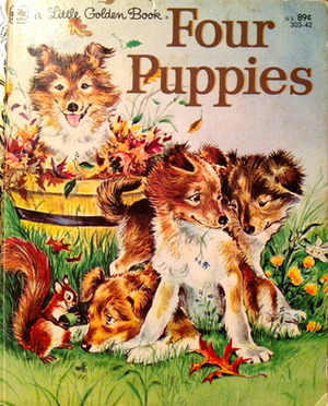 Four Puppies (Little Golden Book) by Anne Heathers, Lilian Obligado