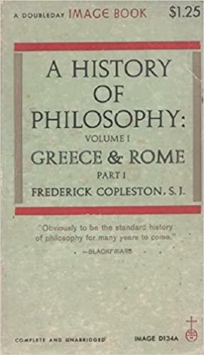 A History of Philosophy 1.1 by Frederick Charles Copleston