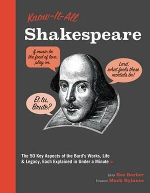 Know It All Shakespeare: 50 Key Aspects of the Bard's Works, Life & Legacy, Each Explained in Under a Minute by Ros Barber, Mark Rylance