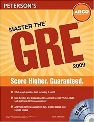 Master the GRE 2009 With CDROM by Therese DeAngelis, Mark Alan Stewart