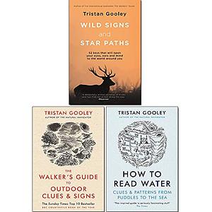 How To Read Water, Walker's Guide to Outdoor Clues and Signs and Wild Signs and Star Paths 3 Books Collection Set by Tristan Gooley