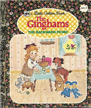 The Ginghams: The Backward Picnic (A Little Golden Book) by Joan Bowden, Joanne Koenig