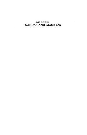 Age of the Nandas and Mauryas by K.A. Nilakanta Sastri